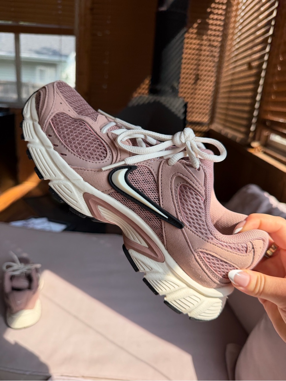 Nike Women's Pink Mesh Running Sneakers